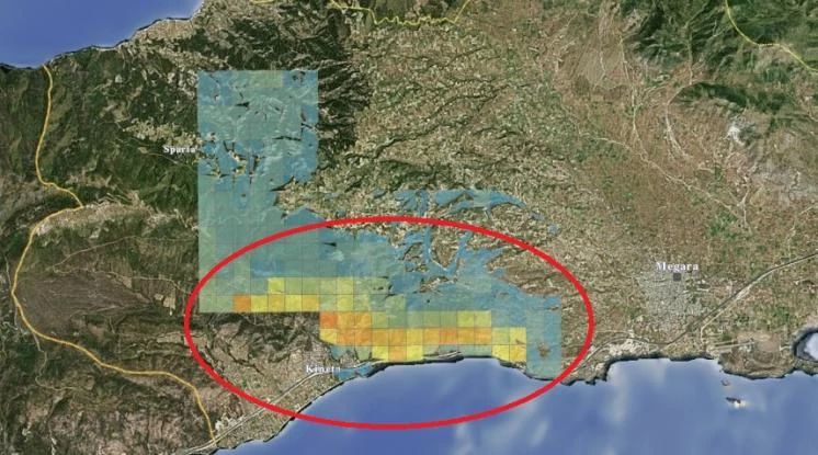 Δείτε ζωντανά την εξέλιξη της πυρκαγιάς σε Κινέτα, Πεντέλη και Χανιά – Δορυφορική κάλυψη του Αστεροσκοπείου